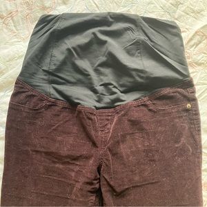 Maternity corduroy pants